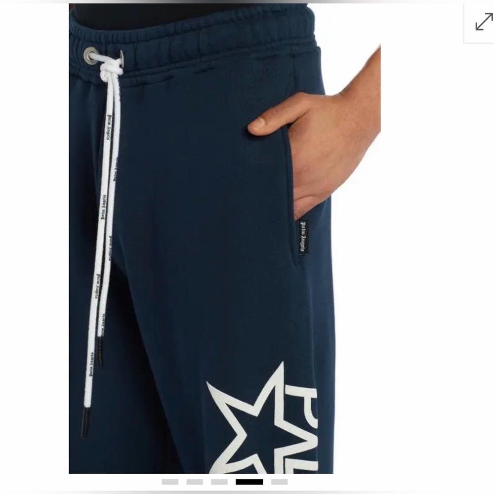 Palm Angels Racing Star Sweatpants - Picture 4 of 15